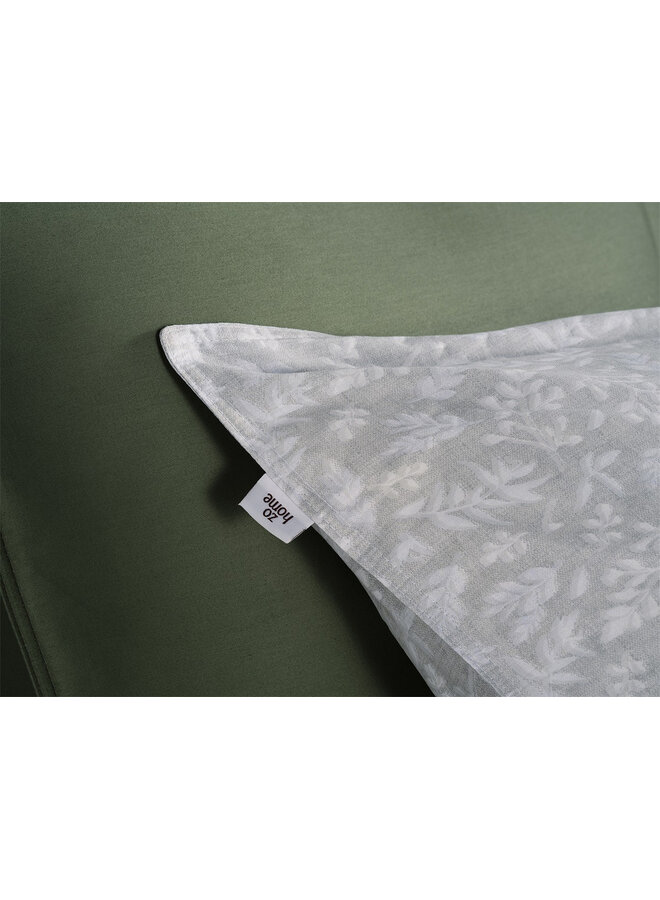 ZO! Home Dekbedovertrek Petali di Lino Grijs - Katoen