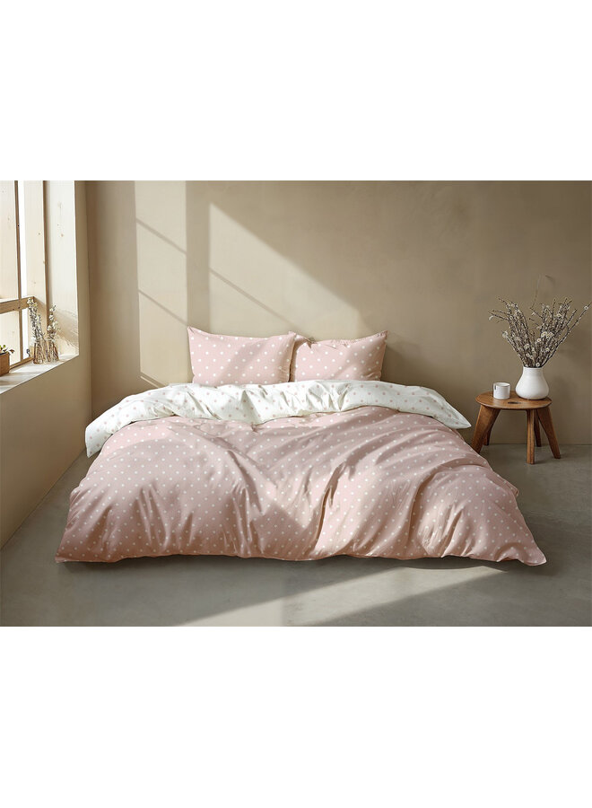 ZO! Home Dekbedovertrek Punta di Cotone Roze - Katoen