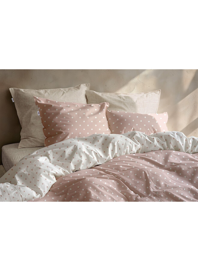 ZO! Home Dekbedovertrek Punta di Cotone Crystal Pink - Katoen