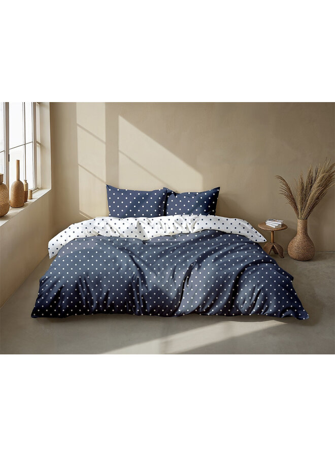 ZO! Home Dekbedovertrek Punta di Cotone Navy - Katoen
