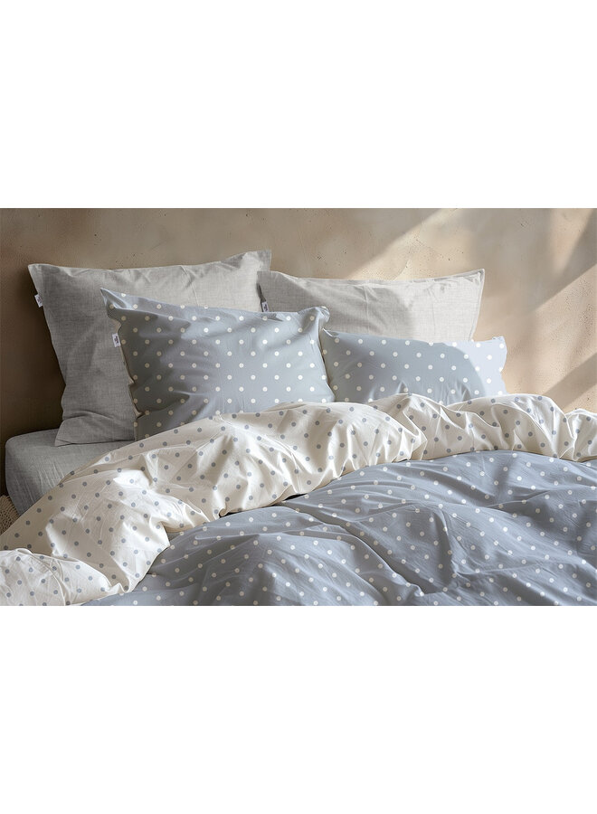 ZO! Home Dekbedovertrek Punta di Cotone Powder Blue - Katoen