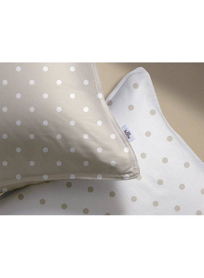 ZO! Home Dekbedovertrek Punta di Cotone Beige - Katoen