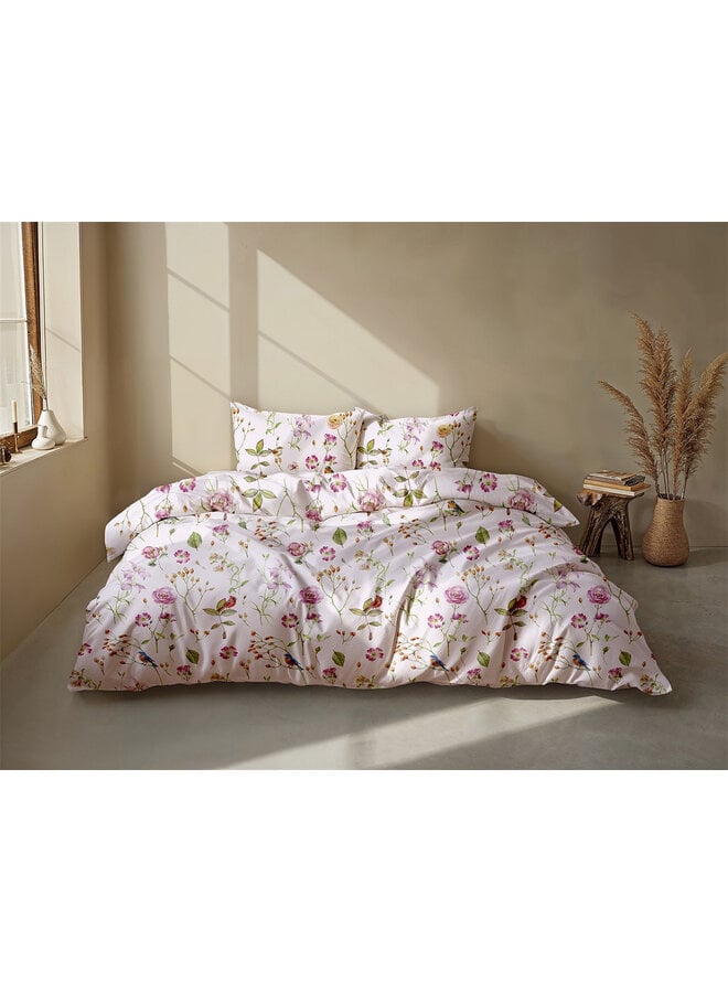 ZO! Home Dekbedovertrek Zita Crystal Pink - Katoen