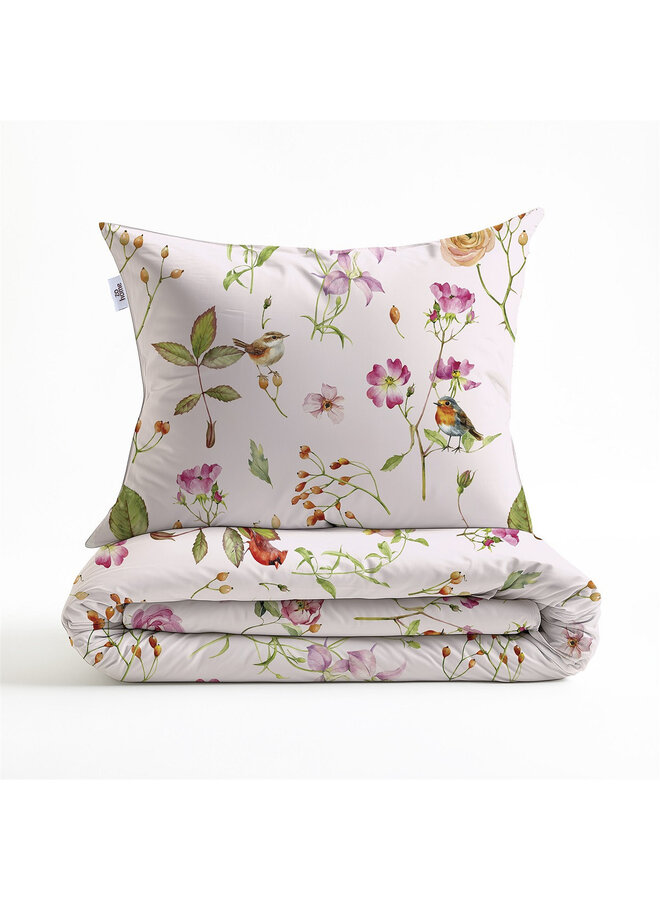 ZO! Home Dekbedovertrek Zita Roze - Katoen