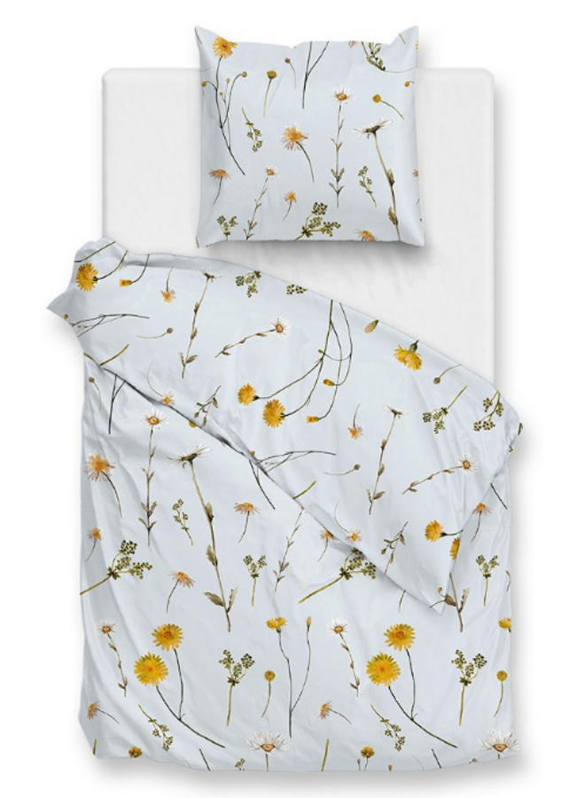 ZO! Home Dekbedovertrek Savio Powder Blue - Katoen