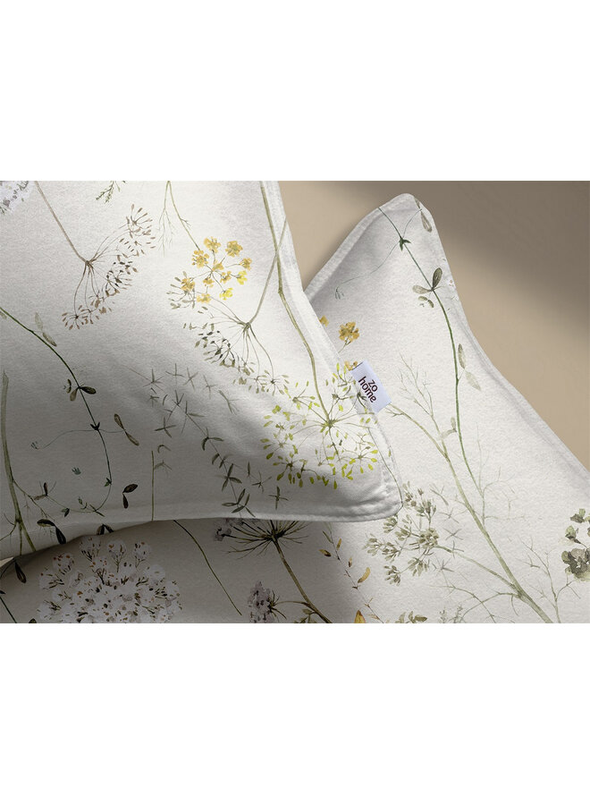 ZO! Home Dekbedovertrek Leontine Naturel - Flanel