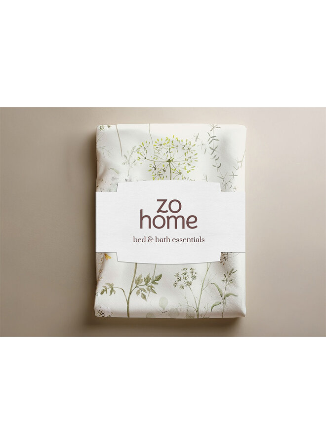 ZO! Home Dekbedovertrek Leontine Naturel - Flanel