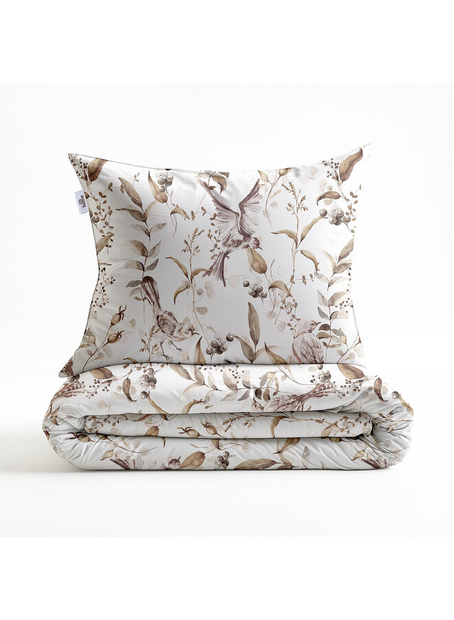 ZO! Home Dekbedovertrek Colette Wit - Flanel