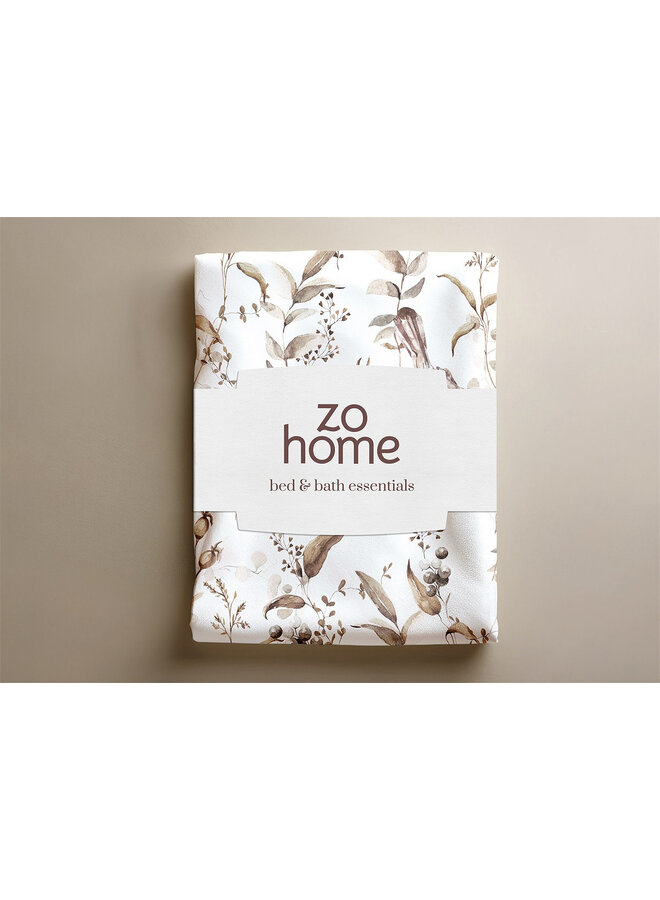 ZO! Home Dekbedovertrek Colette Wit - Flanel