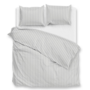 ZO! Home Dekbedovertrek Righe di Percalle Northern Grey -  Percale Katoen