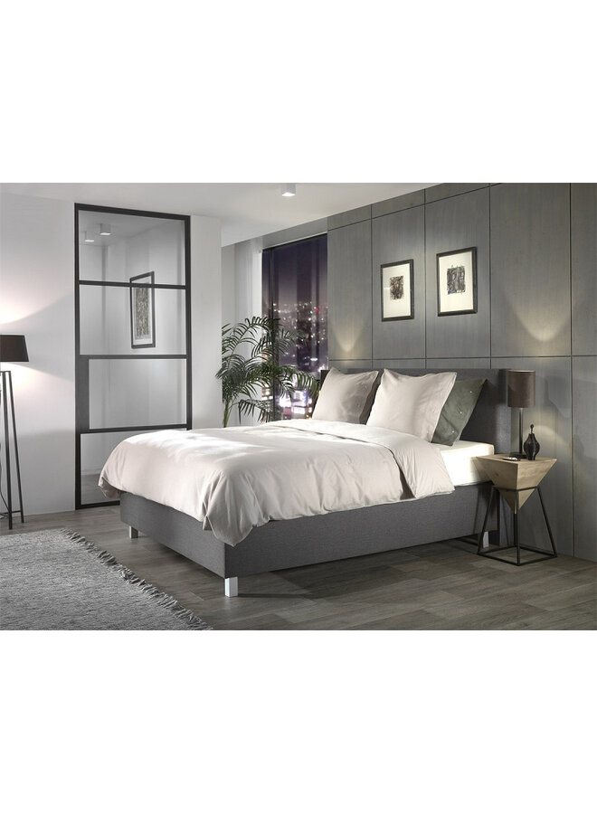 Yellow Dekbedovertrek Cialda Zilvergrijs - Katoen