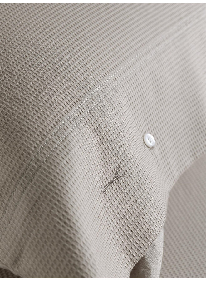 Yellow Dekbedovertrek Cialda Zilvergrijs - Katoen