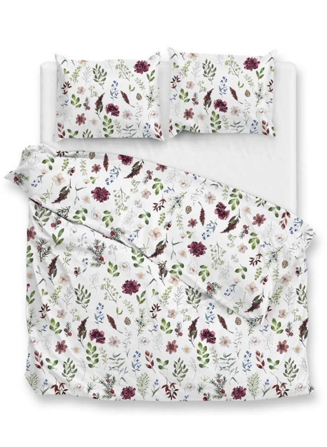 ZO! Home Dekbedovertrek Celeste Wit  - Flanel