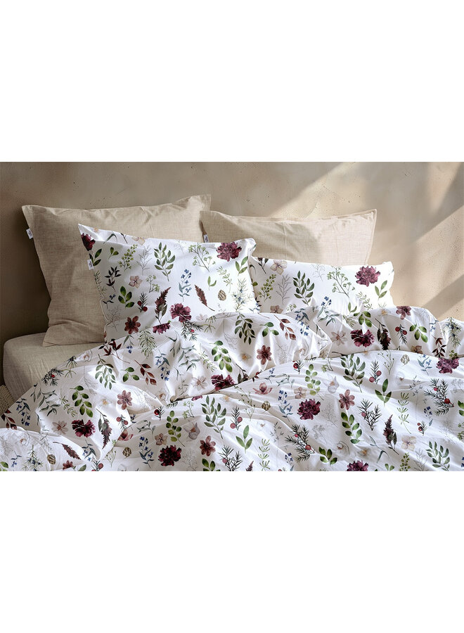 ZO! Home Dekbedovertrek Celeste Wit  - Flanel