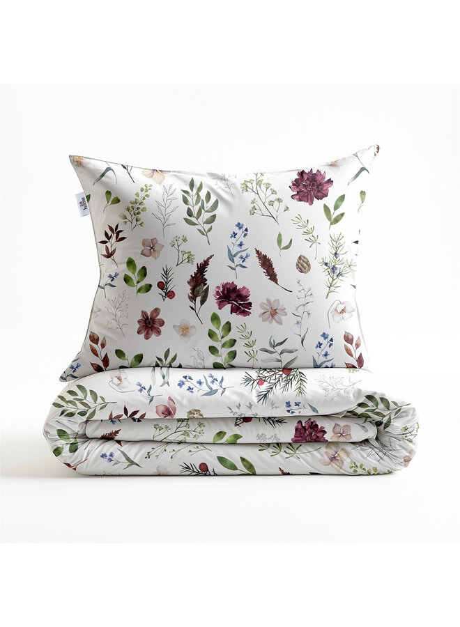 ZO! Home Dekbedovertrek Celeste Wit  - Flanel