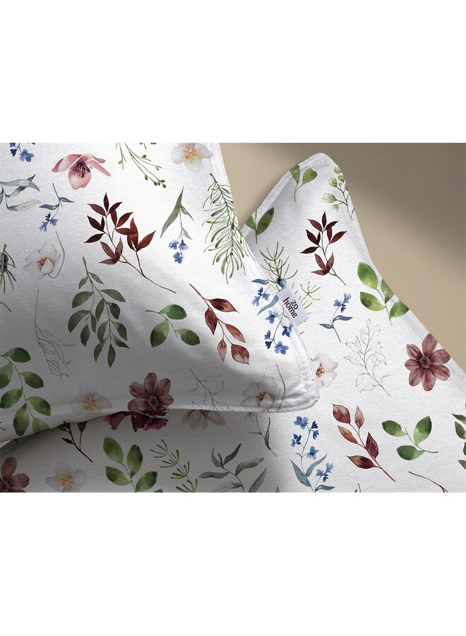 ZO! Home Dekbedovertrek Celeste Wit  - Flanel