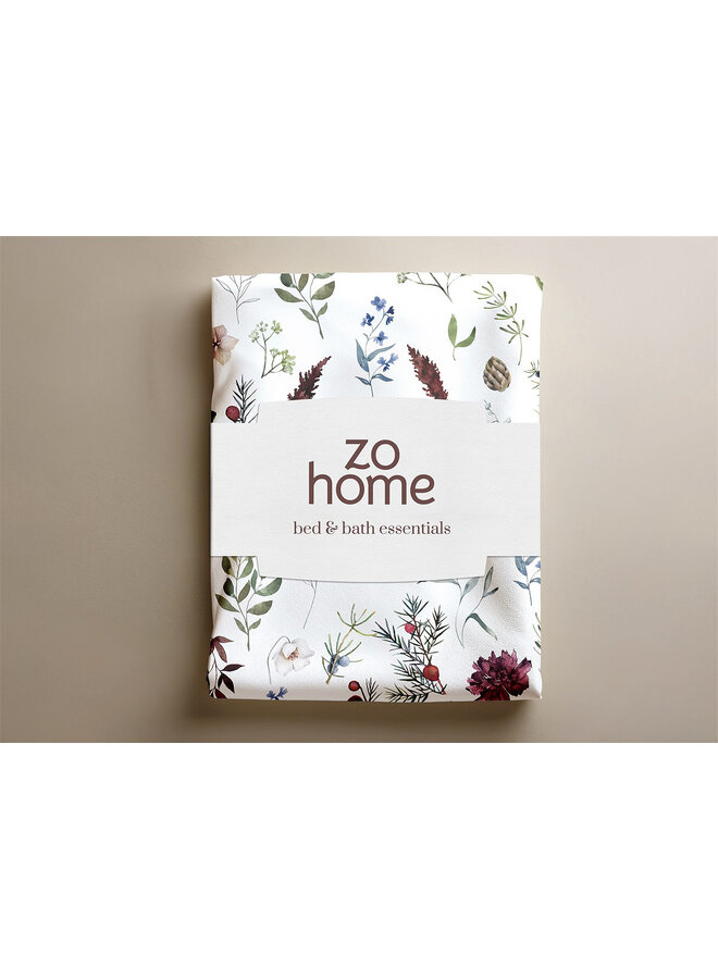 ZO! Home Dekbedovertrek Celeste Wit  - Flanel