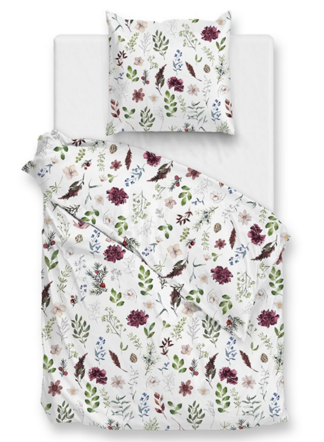 ZO! Home Dekbedovertrek Celeste Wit  - Flanel