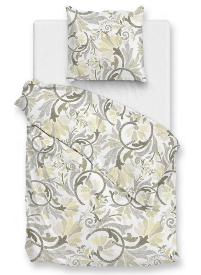 ZO! Home Dekbedovertrek Amaury Naturel - Flanel