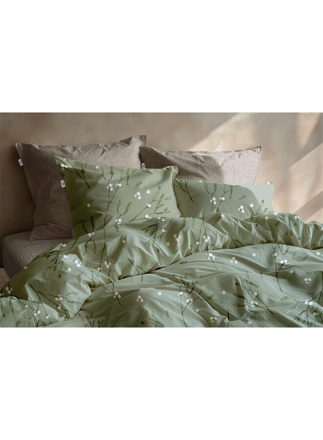 ZO! Home Dekbedovertrek Hedra Groen - Flanel