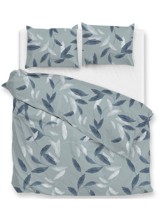 Dekbedovertrek  Astrid Blauw - Flanel PL1