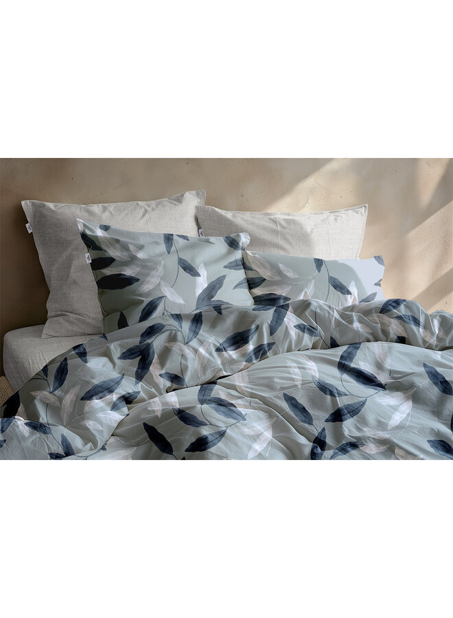 ZO! Home Dekbedovertrek  Astrid Blauw - Flanel