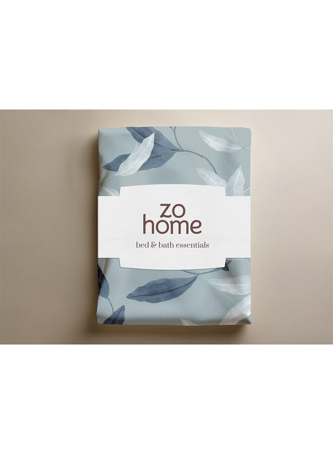 ZO! Home Dekbedovertrek  Astrid Blauw - Flanel