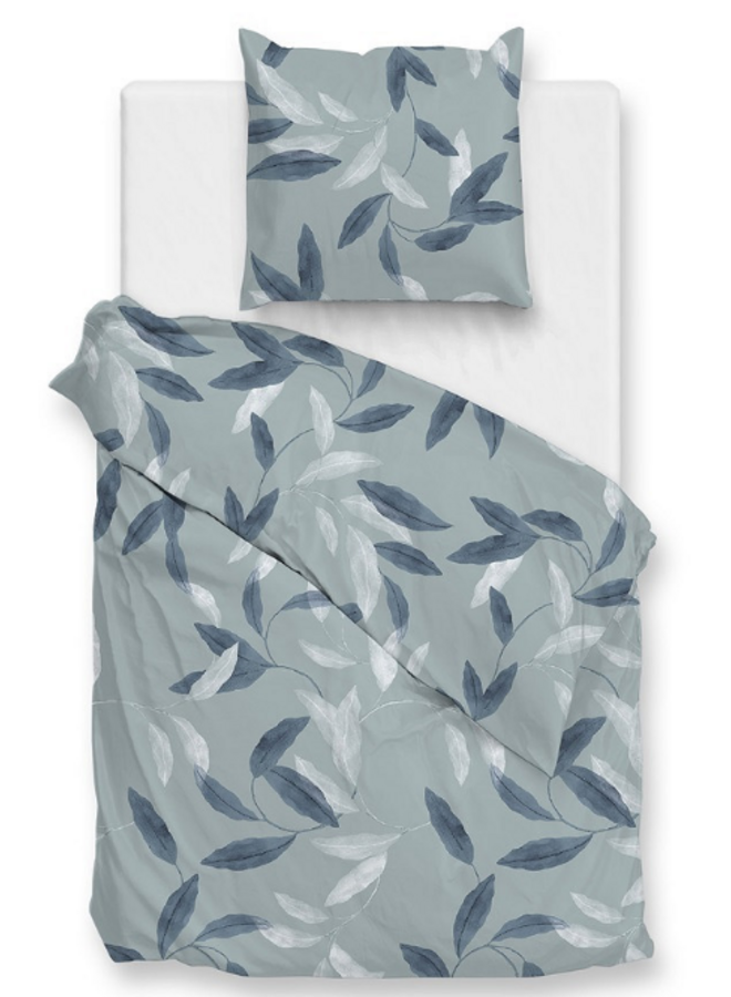 ZO! Home Dekbedovertrek  Astrid Blauw - Flanel