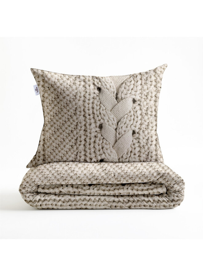 ZO! Home Dekbedovertrek Mira Naturel - Flanel