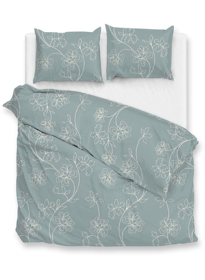 ZO! Home Dekbedovertrek Alva Blauw - Flanel