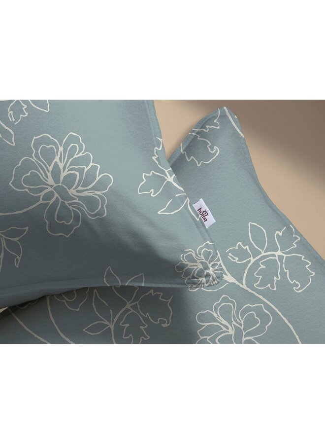 ZO! Home Dekbedovertrek Alva Blauw - Flanel