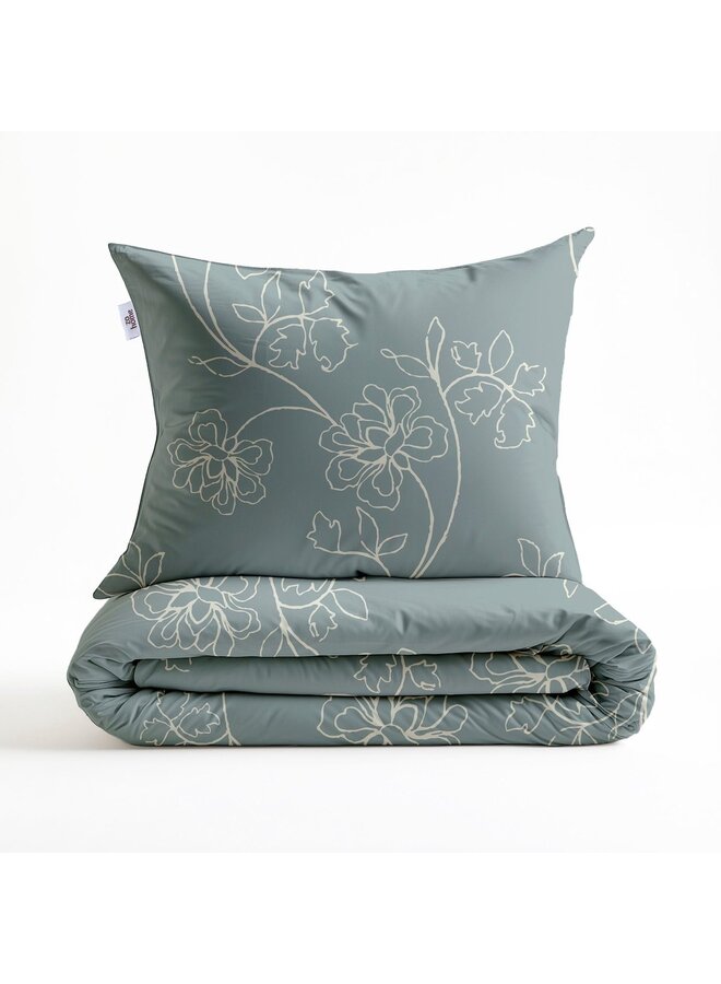 ZO! Home Dekbedovertrek Alva Blauw - Flanel