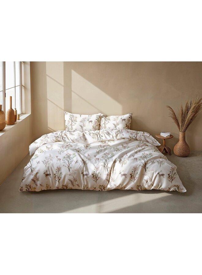 ZO! Home Dekbedovertrek Hazel Creme - Flanel