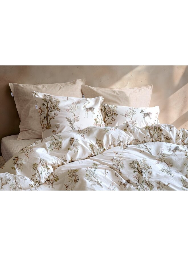 ZO! Home Dekbedovertrek Hazel Creme - Flanel