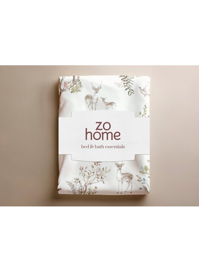 ZO! Home Dekbedovertrek Hazel Creme - Flanel