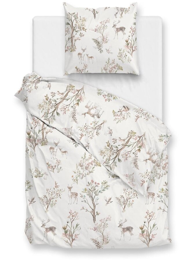 ZO! Home Dekbedovertrek Hazel Creme - Flanel