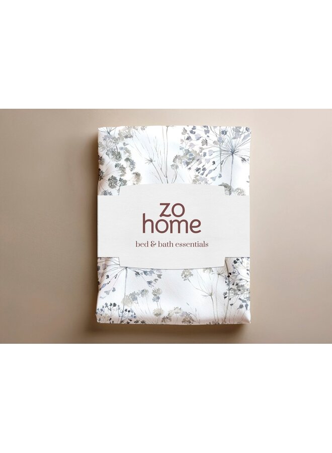 ZO! Home Dekbedovertrek Eira Wit - Flanel