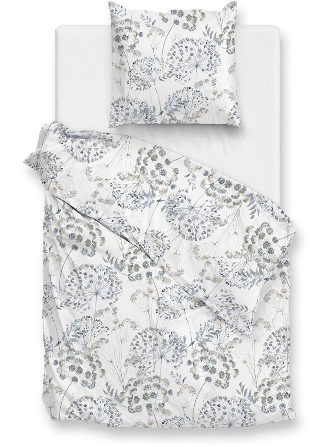 ZO! Home Dekbedovertrek Eira Wit - Flanel