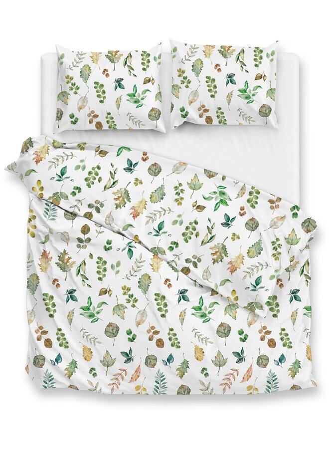 ZO! Home Dekbedovertrek Amara Wit - Flanel