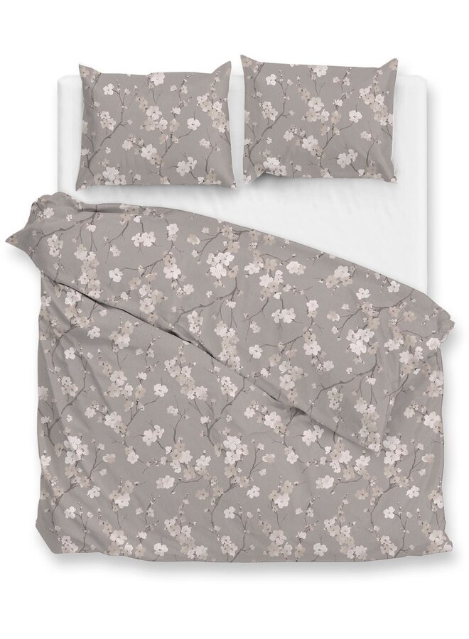 Dekbedovertrek Aria Grijs - Flanel