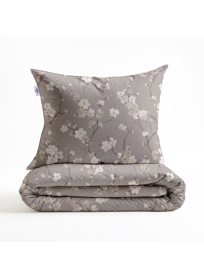 ZO! Home Dekbedovertrek Aria Grijs - Flanel