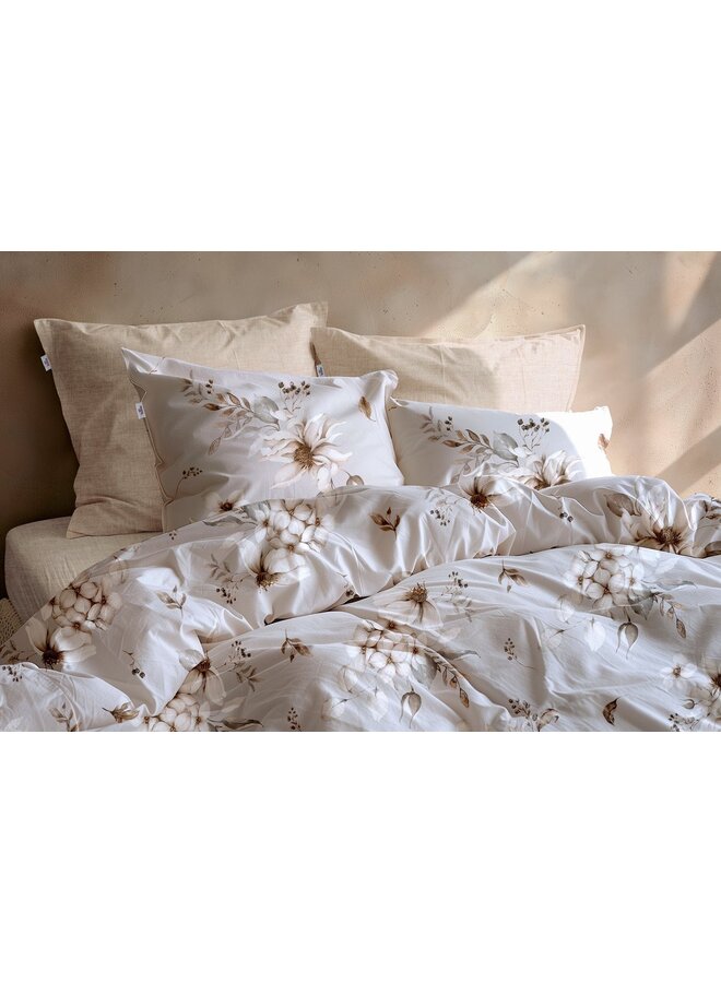 ZO! Home Dekbedovertrek Elara Grijs - Flanel