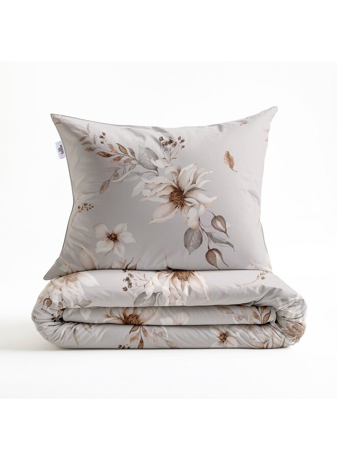 ZO! Home Dekbedovertrek Elara Grijs - Flanel