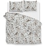 ZO! Home Dekbedovertrek Uccello Grijs - Flanel
