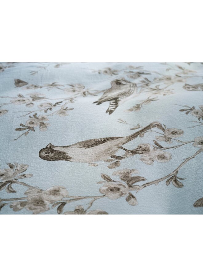 ZO! Home Dekbedovertrek Uccello Grijs - Flanel