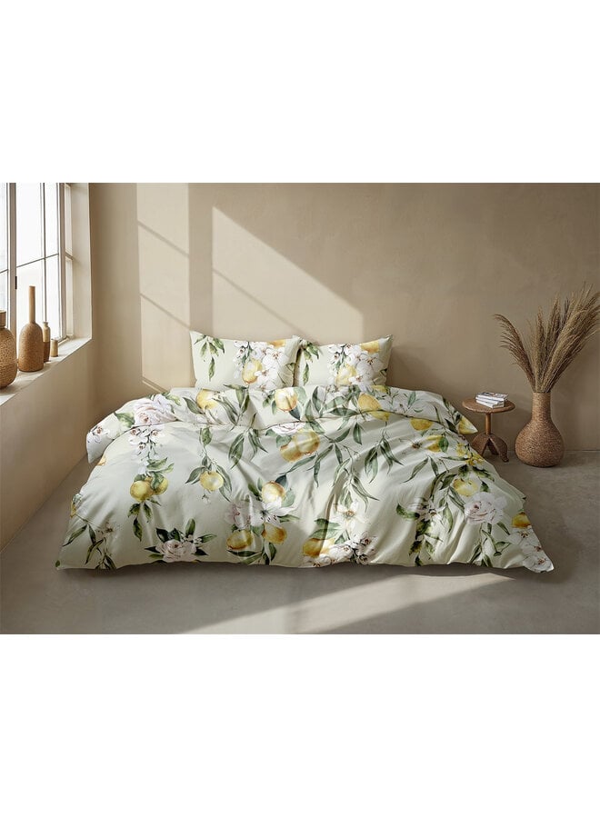 ZO! Home Dekbedovertrek Limone Groen - Microvezel