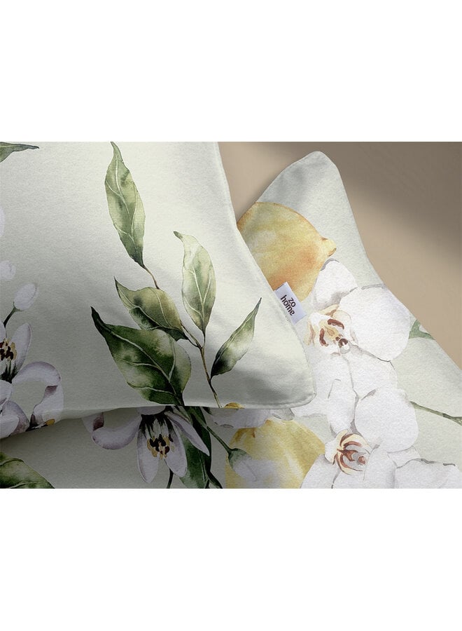 ZO! Home Dekbedovertrek Limone Groen - Microvezel