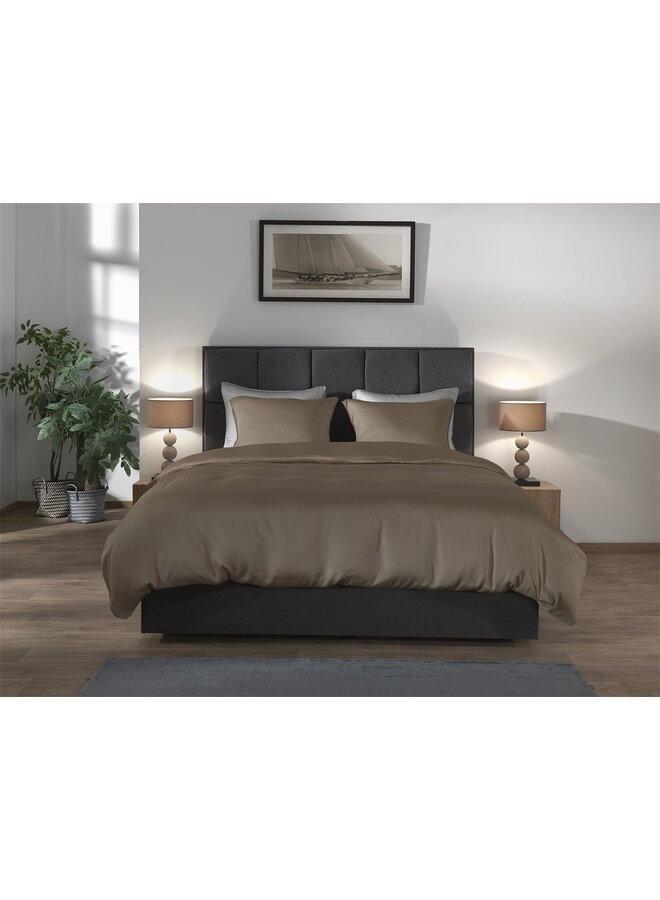 Yellow Dekbedovertrek Suite New York Plaza Taupe - Lyocell