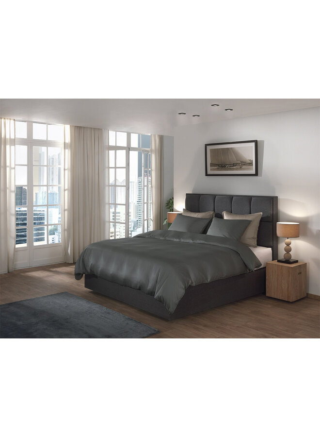 Yellow Dekbedovertrek Suite New York Beluga Grijs - Lyocell