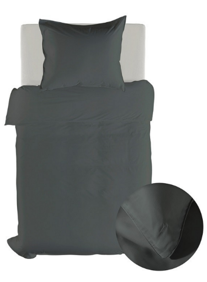 Yellow Dekbedovertrek Suite New York Beluga Grijs - Lyocell